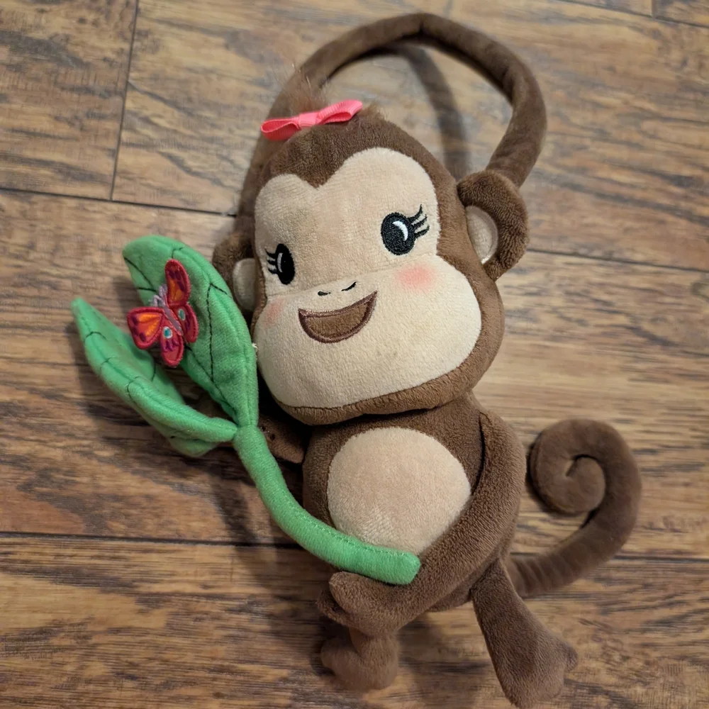 💥3/$24 Gymboree Summer Safari Monkey Plush Purse - Picture 1 of 1